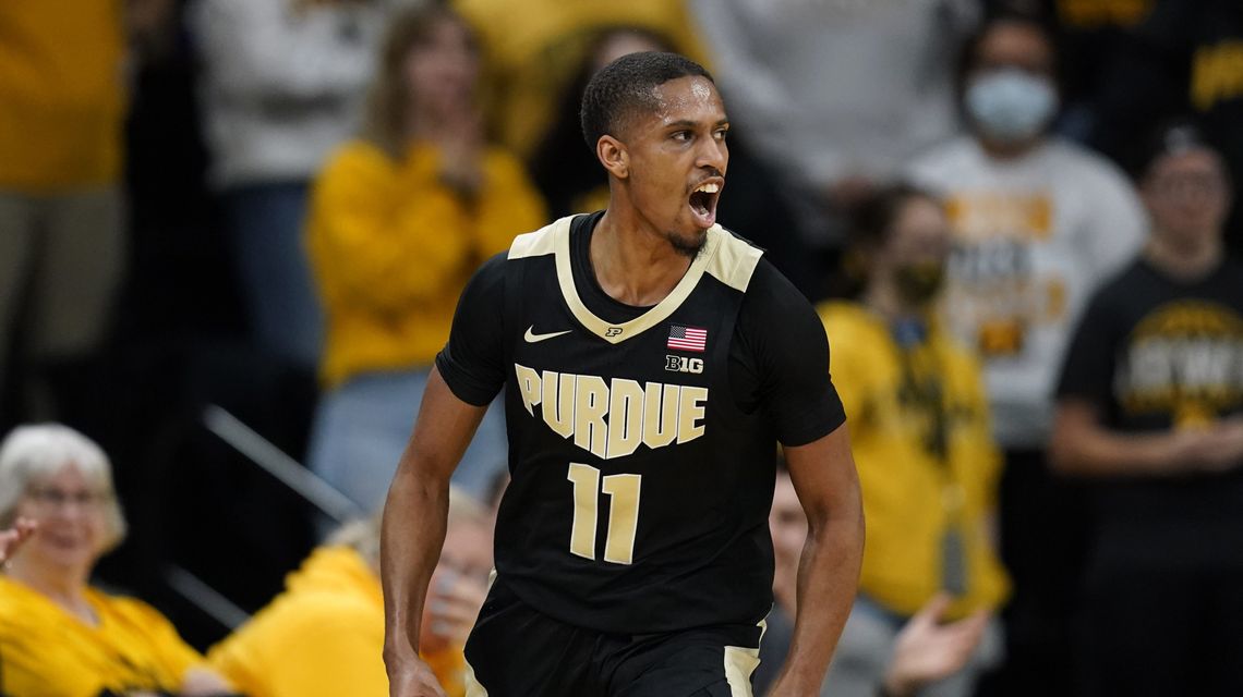 Thompson, Ivey lead No. 6 Purdue to 83-73 win at Iowa