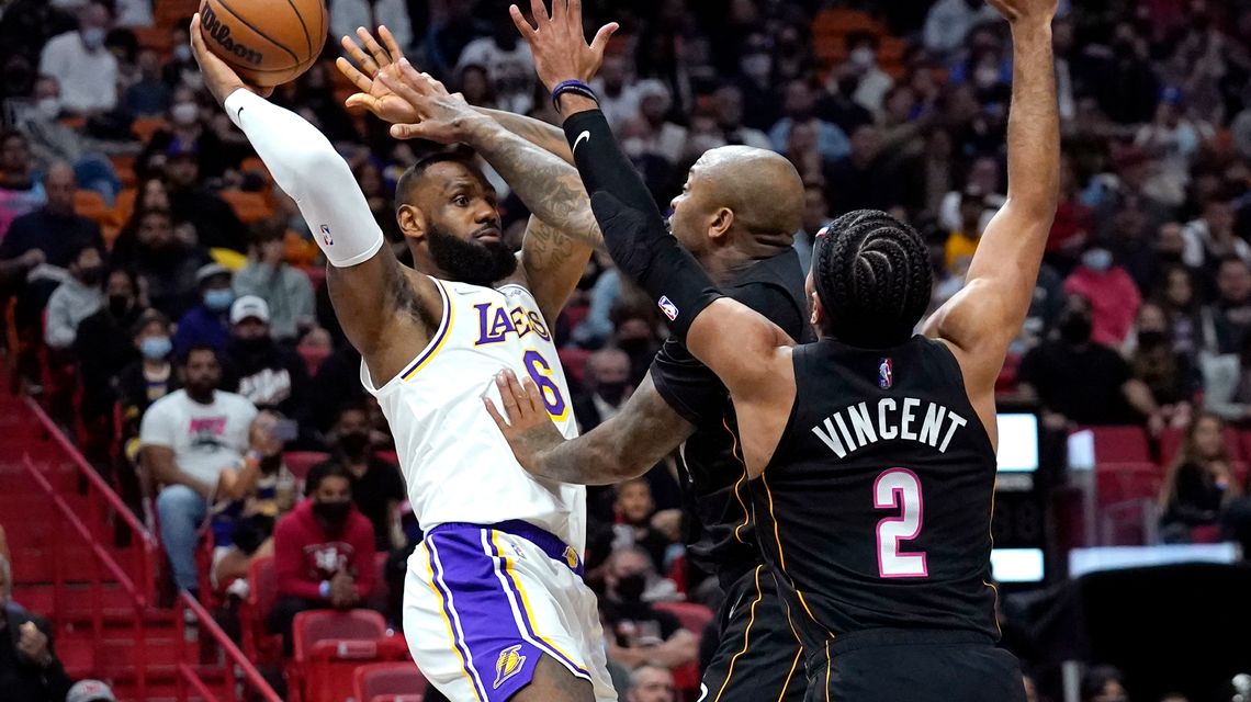 Butler breaks Miami triple-double record in win over Lakers