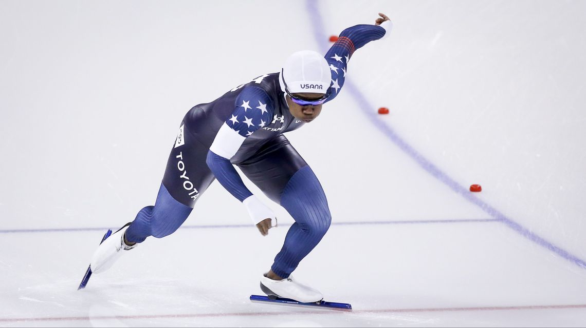 Speedskater Jackson slips, misses US Olympic team in 500
