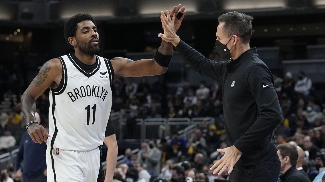 Kyrie Irving returns to help Nets beat Pacers 129-121