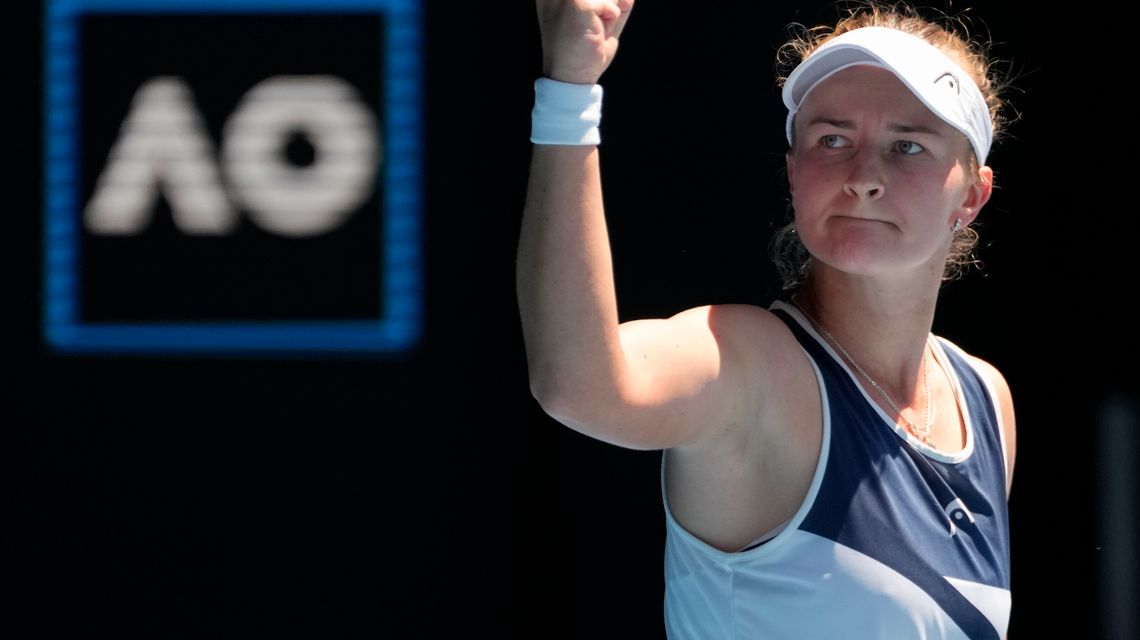 Krejcikova, Keys to meet in Australian Open quarterfinals