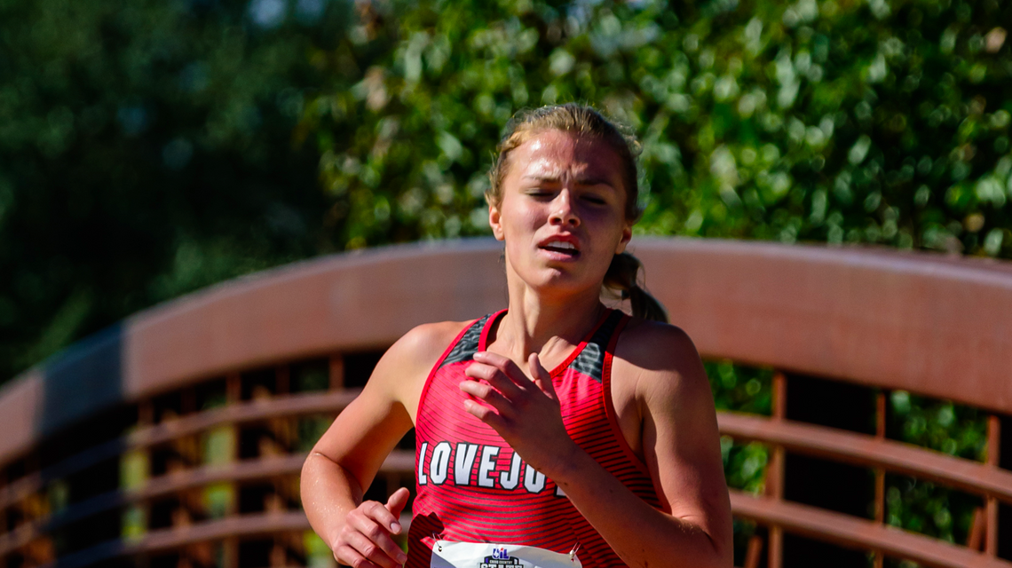 Cross country junior runner Amy Morefield is leading the pack at Lovejoy HS