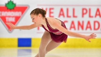 Figure skater Mikayla Fabbro, 15, is eager to perfect her skills