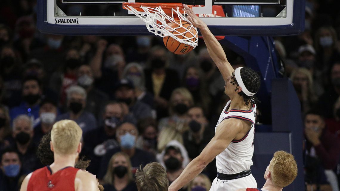 Timme leads No. 2 Gonzaga over No. 22 Saint Mary’s 75-58
