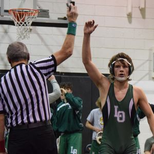 On the mat with Lake Orion HS wrestler Cavan McIntyre