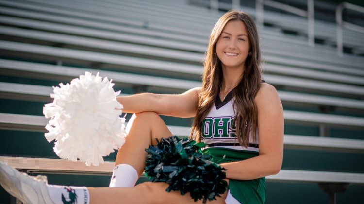 On the sidelines with Lake Orion cheerleading captain Georgia Curtis