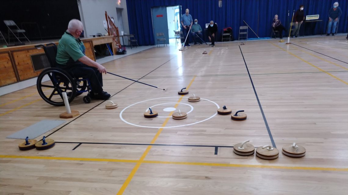 Seniors are staying active with the Nanoose Bay floor curling club