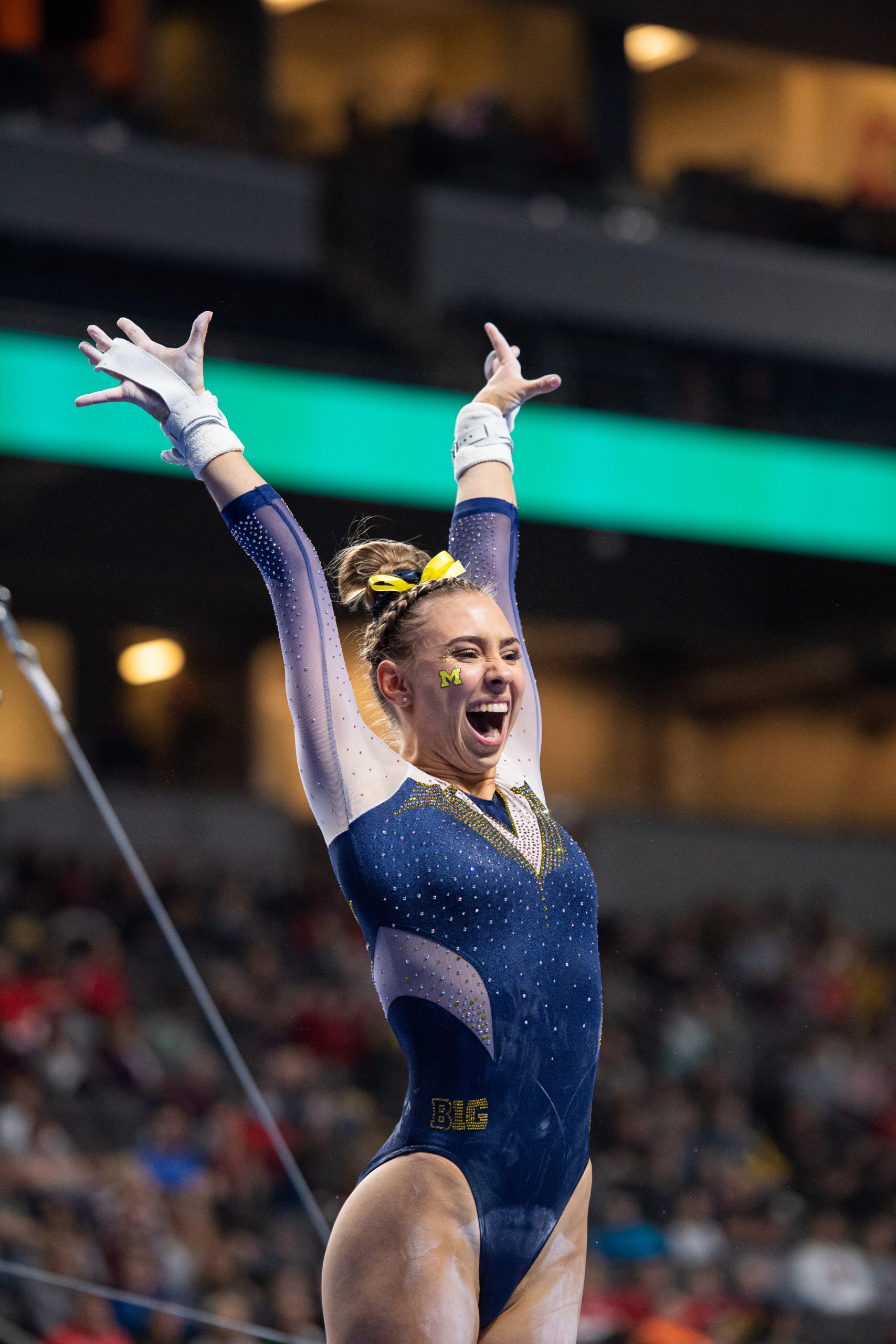 Natalie Wojcik And Wolverines Gymnastics Seeking Back-to-back Titles 