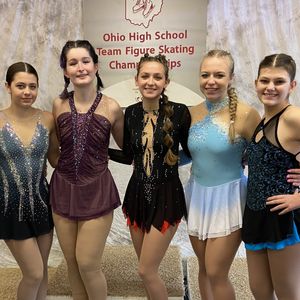 BBHHS medals at Ohio High School Team Figure Skating Championships