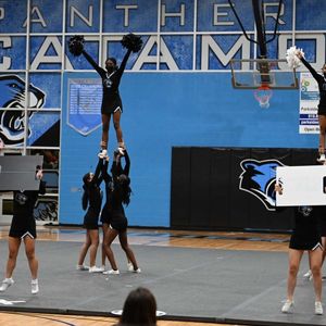 Panther Creek HS cheer team is having a strong competitive season