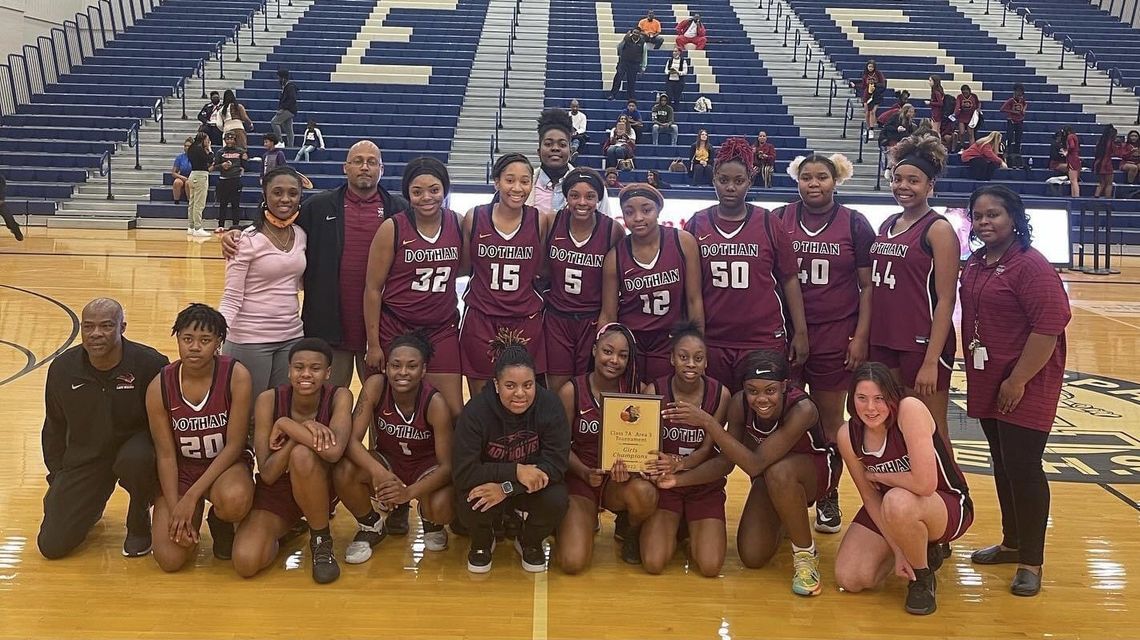 Dothan High Lady Wolves win area basketball title