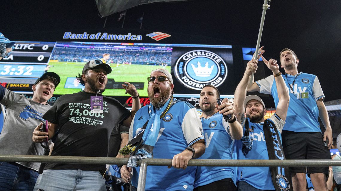 First-year Charlotte FC sets MLS crowd record in home debut