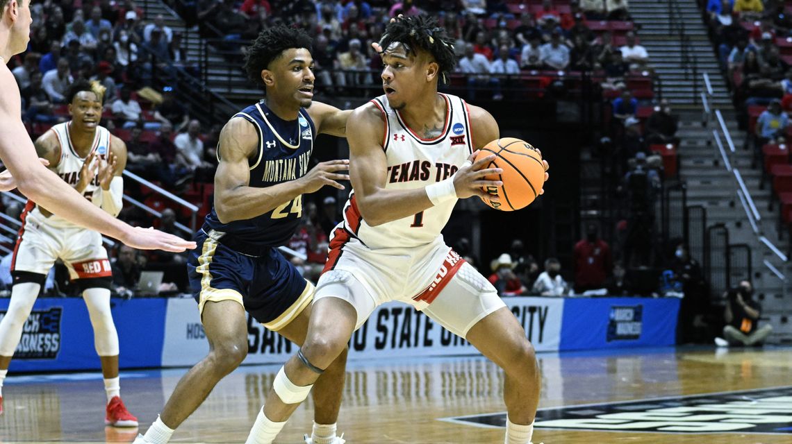 Texas Tech overwhelms Montana State 97-62 in NCAA 1st round