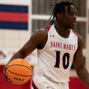 Saint Mary’s University of Minnesota junior guard Raheem Anthony is thriving