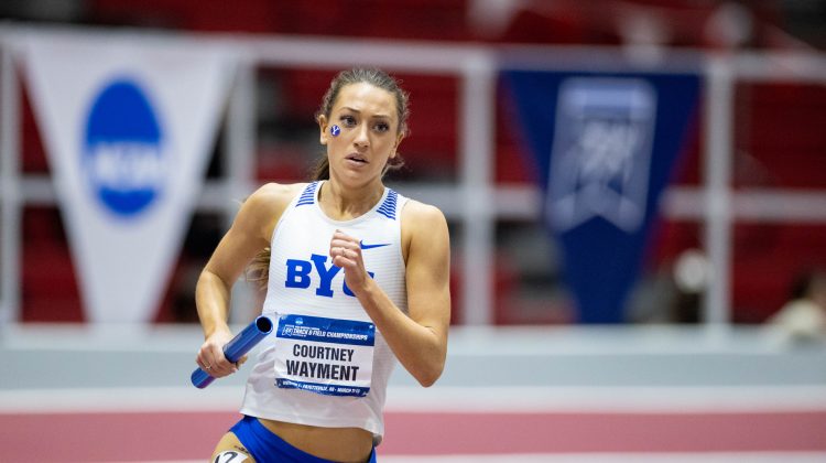 BYU T&F star Courtney Wayment wins another indoor national title