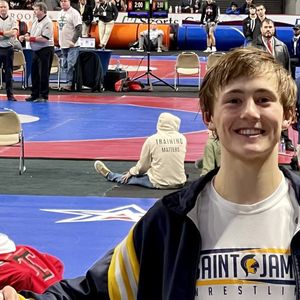 St. James sophomore Logan Hartson earns AHSAA state wrestling title