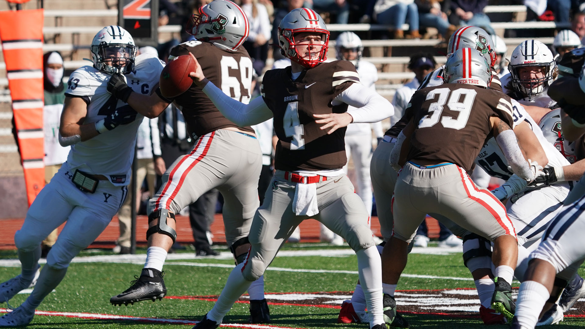 Brown QB EJ Perry impresses at NFL Scouting Combine