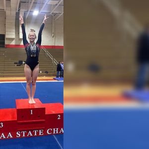 Annika Rufenacht wins two gymnastics state titles and helps Verona/Edgewood to its best finish ever