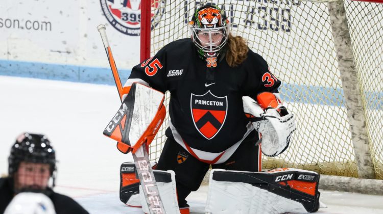 Playing against boys helped Princeton’s Jen Olnowich become star goalie