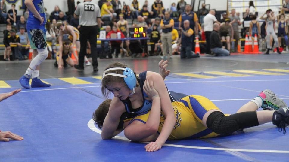 Young Sparta wrestler pins and wins