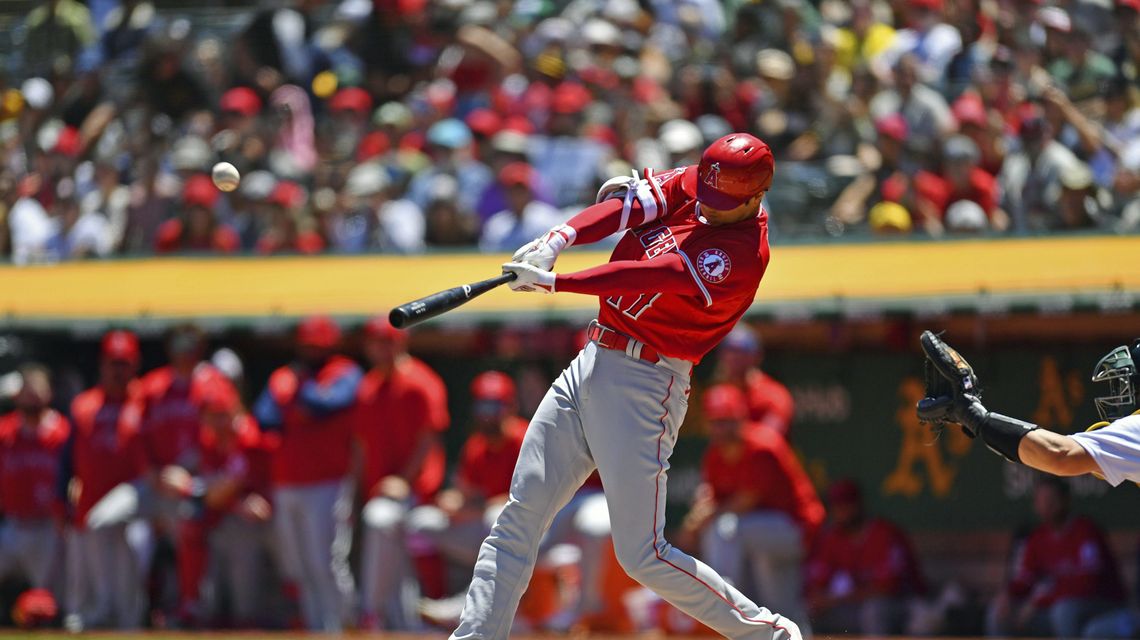 Ohtani homers again, leads Angels past A’s 4-1
