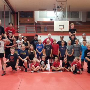 Sandpoint High School’s new wrestling coach Scot Davis hosts youth camp