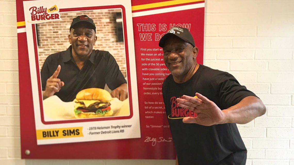 Billy Sims through the years