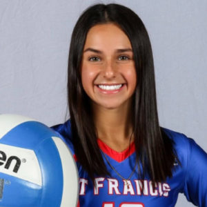 St. Francis volleyball’s Angelina Wintonick finding success on and off court