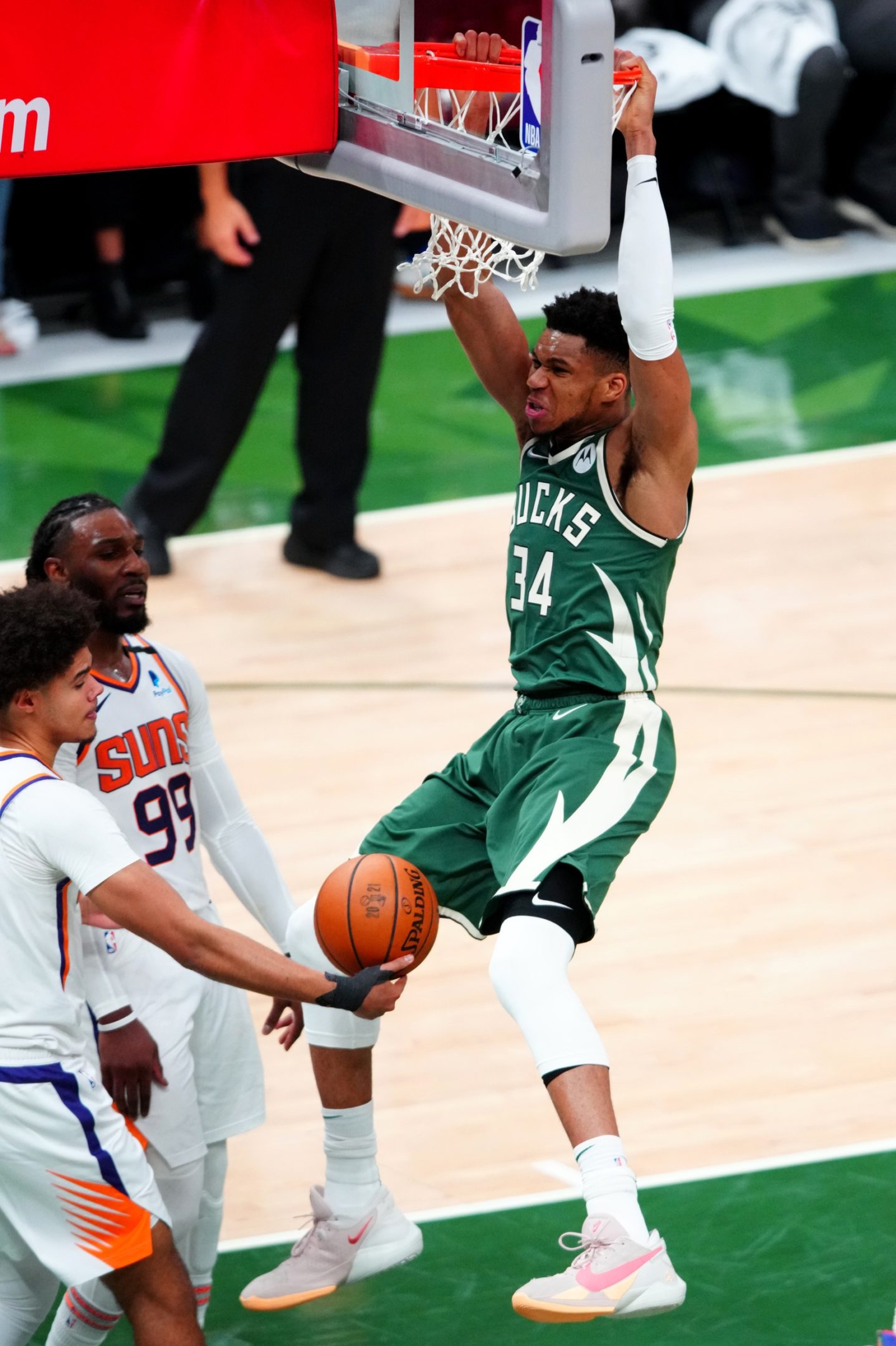 Giannis Antetokounmpo NBA Finals Game 3 Earned Jersey