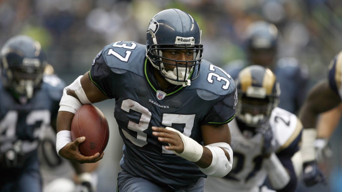 Shaun Alexander  NFL running back, Seattle Seahawks, 2005 MVP