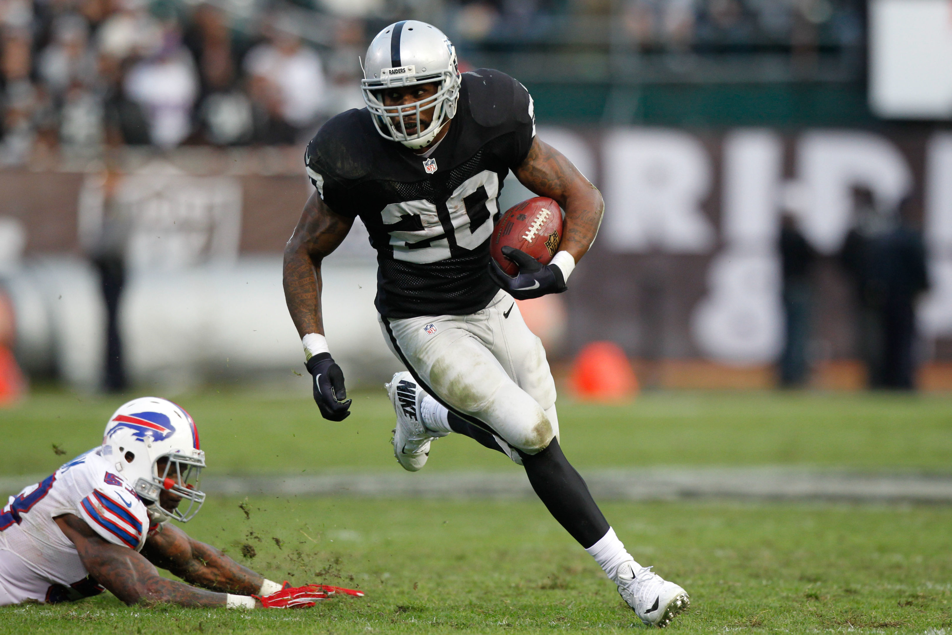 Darren McFadden was on his way to becoming one of the best Raider running backs until injuries plagued his career. 