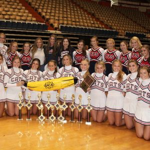 Trinity Presbyterian cheer team takes top honors at UCA camp in Auburn