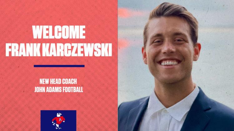 Frank Karczewski named new head football coach at Adams High School