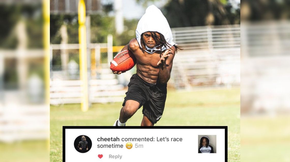 10-year-old Rudolph Ingram drawing comparisons to Tyreek Hill