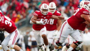 Wisconsin Badgers running back Jonathan Taylor is best RB behind Ron Dayne. 