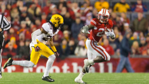 Melvin Gordon is another top RB to play for the Wisconsin Badgers. 
