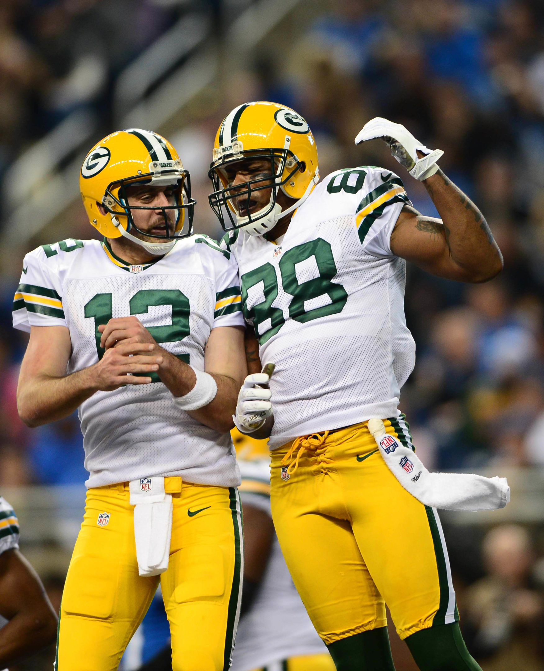 Green Bay Packers tight end Jermichael Finley bruised spinal cord