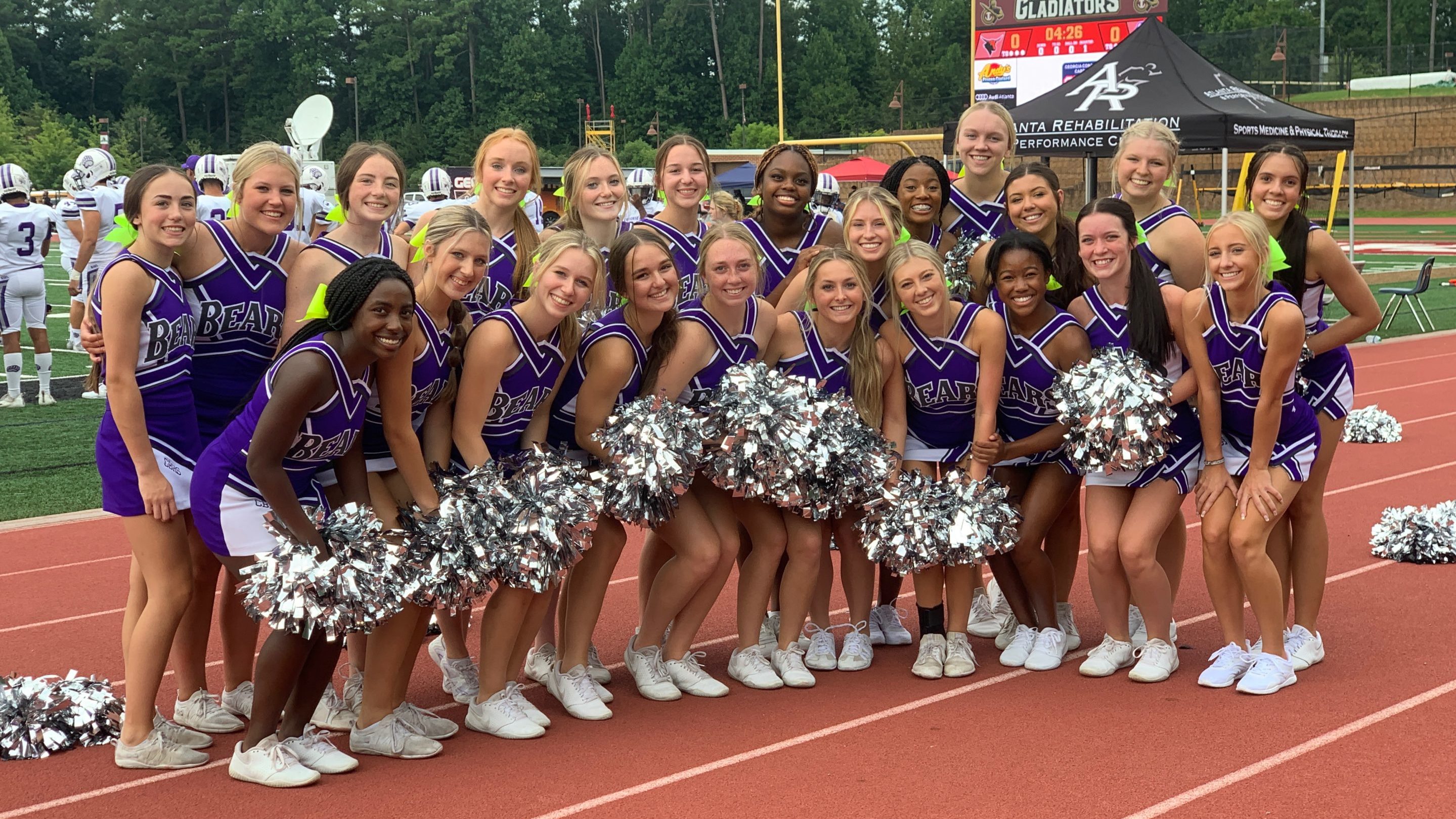 Cherokee Football Cheerleaders