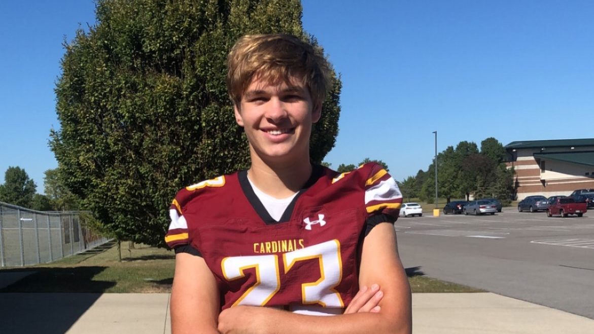 Get to know New Bremen football player, senior Ben Sailer BVM Sports