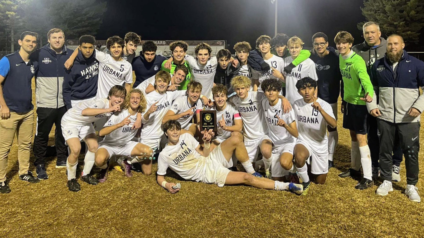 Urbana HS boys soccer team wins regional championship