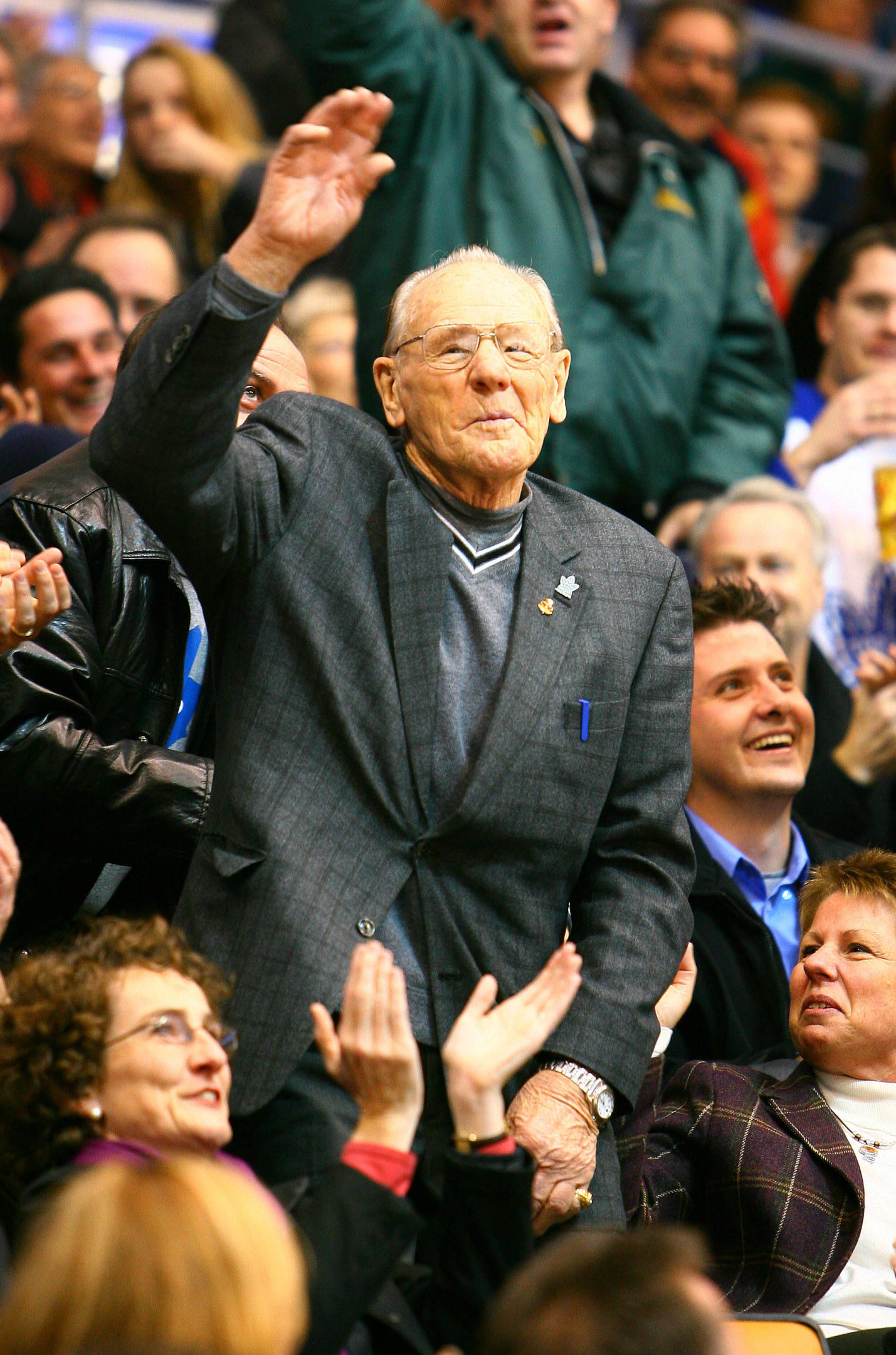 Toronto Maple Leafs legend and hall of famer Johnny Bower 