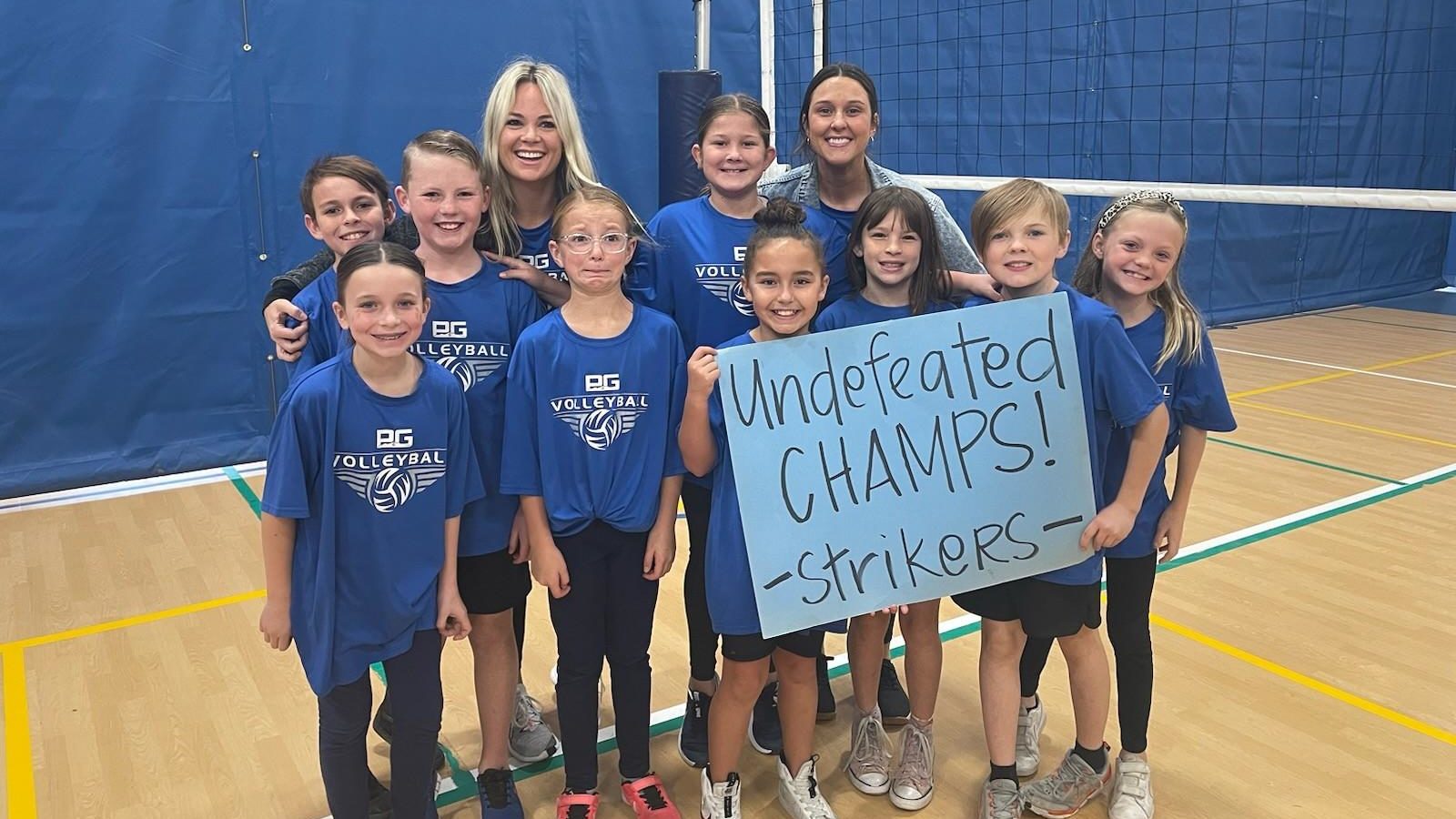 Valley View Elementary volleyball team completes undefeated season