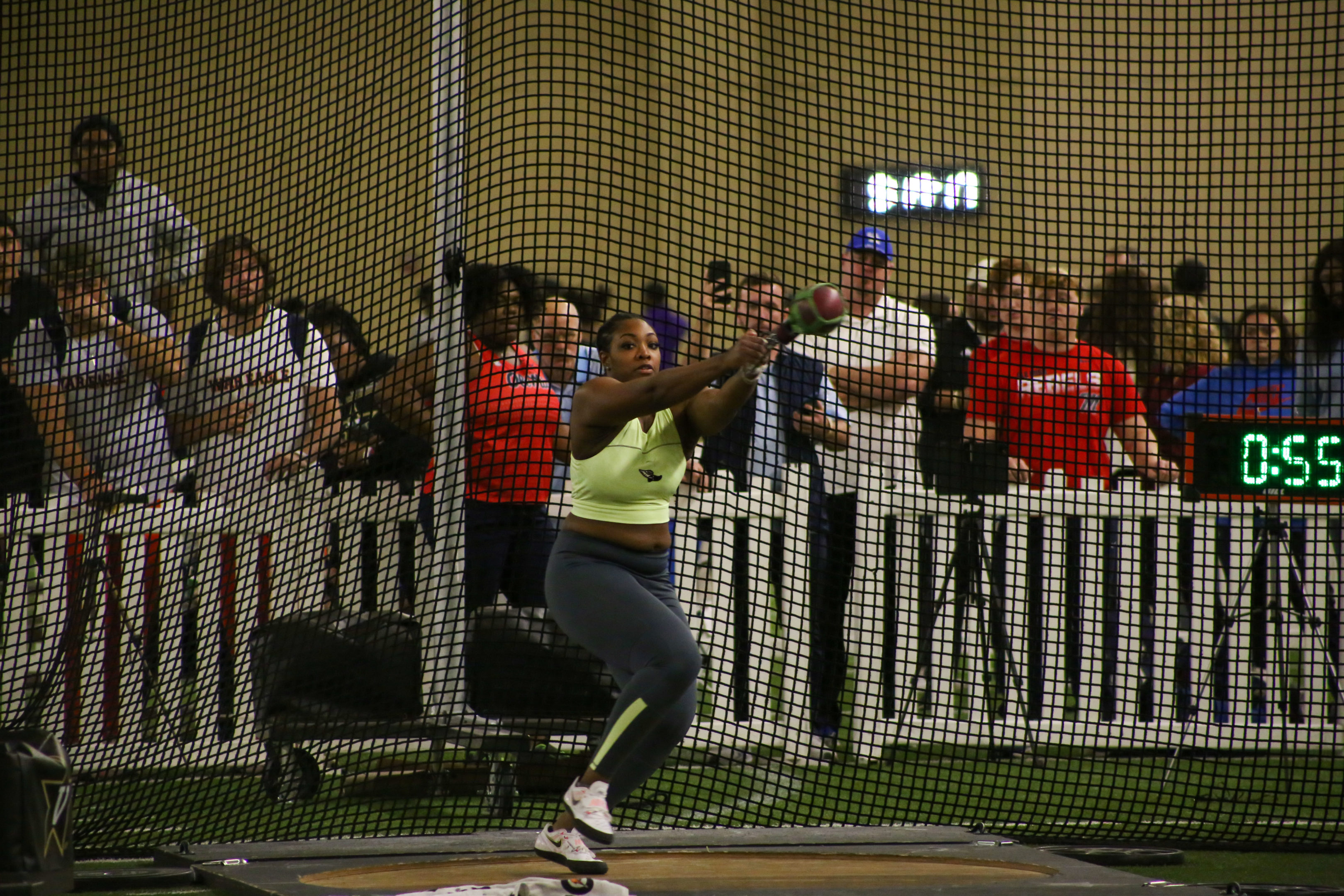 Janeah Stewart Vanderbilt Invitational track and field hammer throw