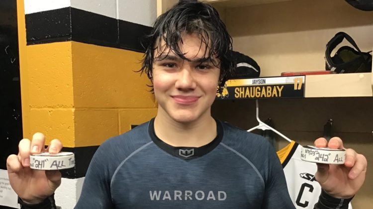 Jayson Shaugabay breaks T.J. Oshie’s record, wants state title