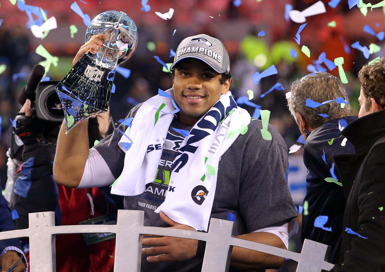 Russell Wilson Seattle Seahawks Super Bowl XLVIII