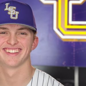 LSU commit, MLB draft prospect Ashton Larson staying ‘grounded’