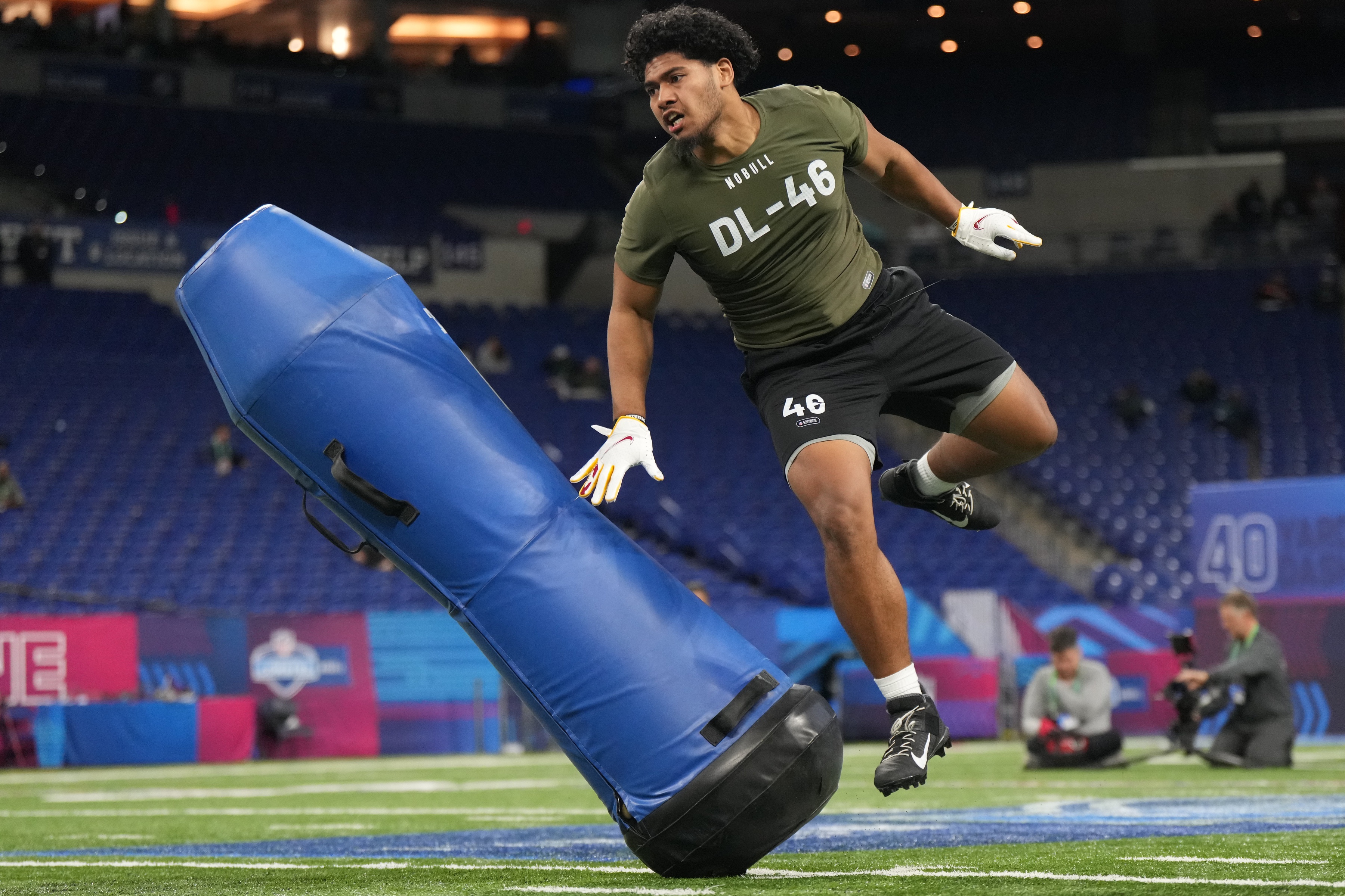 Tuli Tuipulotu University of Southern California Trojans defensive lineman NFL Combine