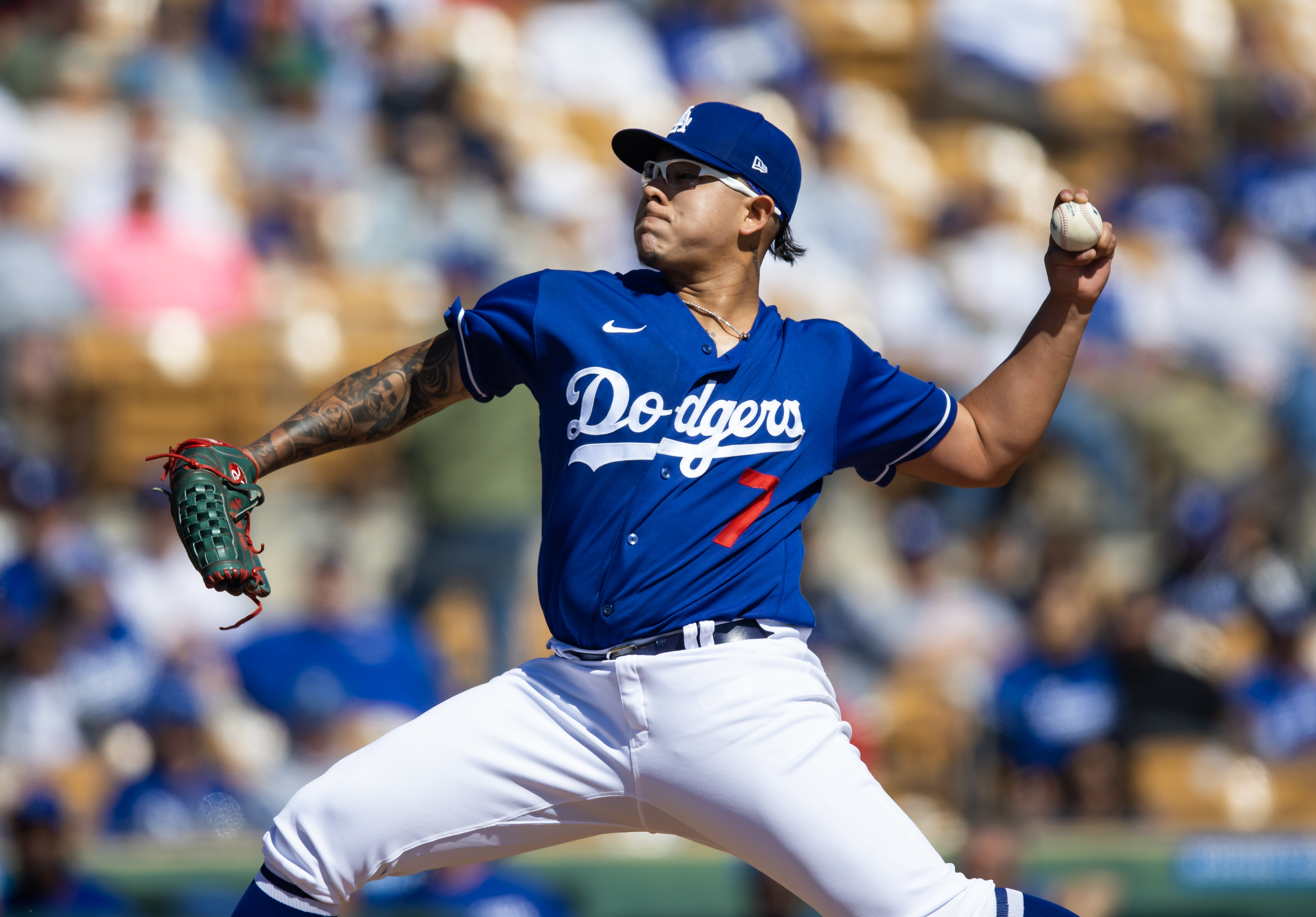 Julio Urias ptiched for Mexico in the World Baseball Classic.