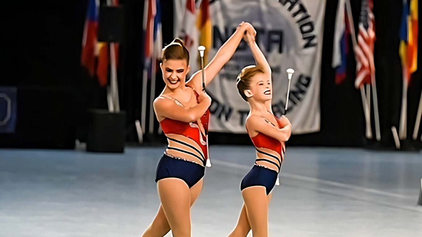Meet World Champion Baton Twirling sisters Sterling and Shay Busza