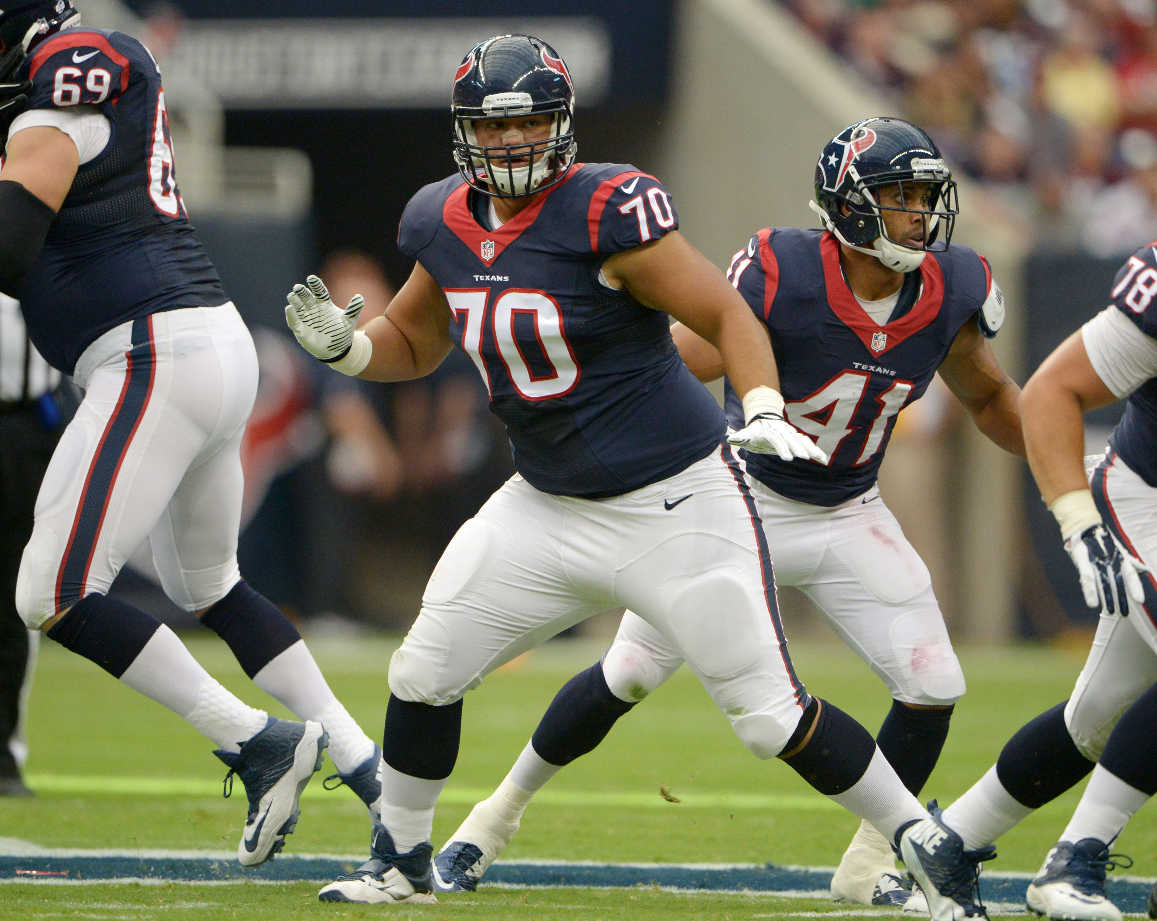 Xavier suafilo lineman texans